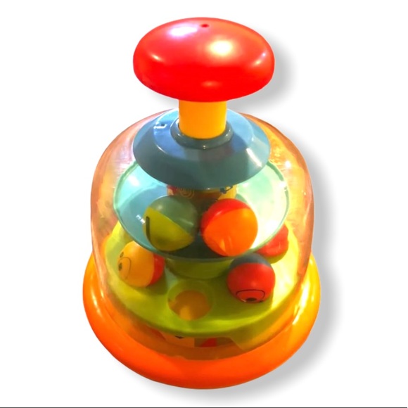 push and spin baby toy